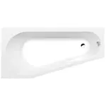 Polysan Projekta asymetrická vaňa 160x80 cm akrylát ľavá 20111