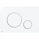 Ovládacie tlačidlo Alca plast biela lesk M670