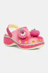 Pantofle Crocs Classic Lotso Platform Clog dámské, růžová barva, na platformě, 212240