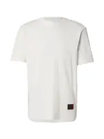 HUGO Tričko 'Danoto'  krémová / baklažánová / červená / čierna