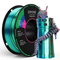 ERYONE Triple-Color Silk PLA Filament 1kg - Red + Blue + Green