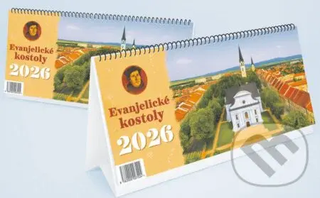 Stolový kalendár Evanjelické kostoly na rok 2026