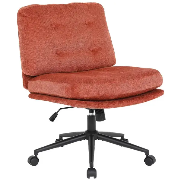 MID.YOU OTOČNÁ ŽIDLE, mikrovlákno, červená