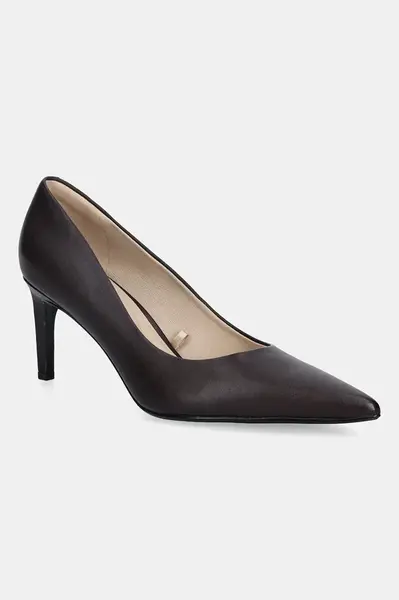 Calvin Klein Kožené lodičky Calvin Klein ESS STILETTO 70