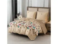 Flanelové povlečení z mikrovlákna VIVA BUTTERFLY krémové Rozměr povlečení: 70 x 90 cm | 140 x 200 cm