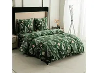 Mikroplyšové obliečky GREEN CHRISTMAS zelené Rozmer obliečky: 70 x 90 cm | 140 x 200 cm