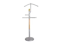 Němý sluha na šaty BRILANZ Ronnie 46x27x107cm Light Wood - rozbaleno - mírně roztržený obal