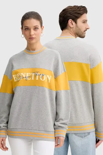 Bavlněná mikina United Colors of Benetton x Stranger Things