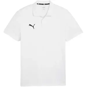 Puma TEAMGOAL CASUALS POLO Pánské polo triko, bílá, velikost