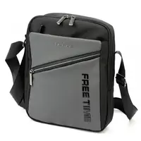 Pánská crossbody taška šedá - Pierre Cardin Naim