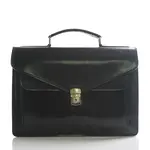 Luxusní černá kožená aktovka ItalY Kevin