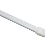 Vitrážní tyčka Easy 60-90 cm, plochá bílá