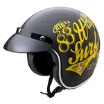 Moto přilba W-TEC Café Racer 3Ways Surf Yellow M (57-58)