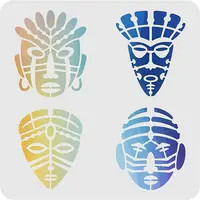 Plastic Reusable Drawing Painting Stencils Templates