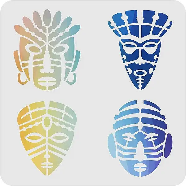 Plastic Reusable Drawing Painting Stencils Templates