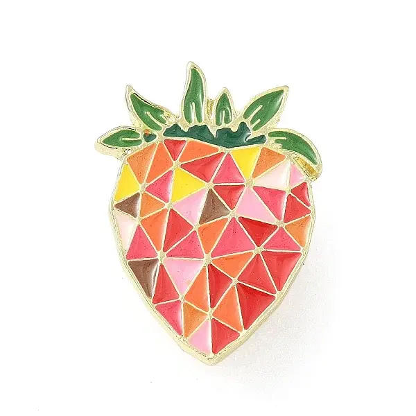 Strawberry Enamel Pins