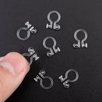 Plastic Clip-on Earring Findings