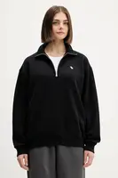 Mikina Abercrombie & Fitch dámská, černá barva, hladká, KI152-5418-900
