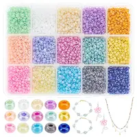 15 Colors Glass Seed Beads