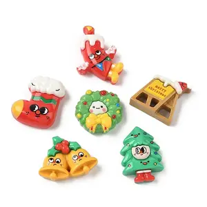 Christmas Opaque Resin Decoden Cabochons