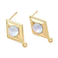 Glass Stud Earring Finding