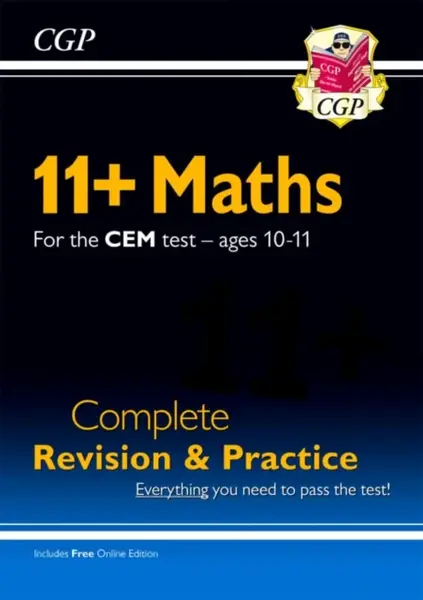 11+ CEM Maths Complete Revision and Practice - Ages 10-11 (with Online Edition) - CGP Books