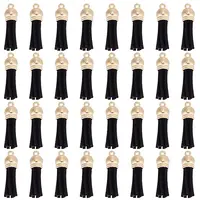 100Pcs Faux Suede Tassel Pendant Decorations