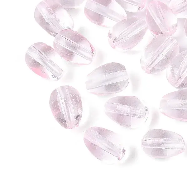 Baking Painted Transparent Glass Beads