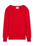 JUST CASHMERE Sveter 'Phoebe'  červená