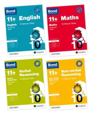 Bond 11+ 10 Minute Tests 10-11+ years Pack: Ready for the 2026 exam (for GL Assessment & other 11 plus exams) - kolektiv autorů, Bond 11+