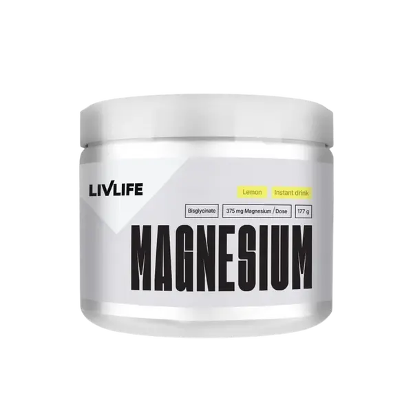 LIVLIFE Magnesium bysglicinate 12% drink citron 177 g