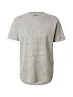 ARMANI EXCHANGE Tričko  krémová / tmavobéžová / čierna