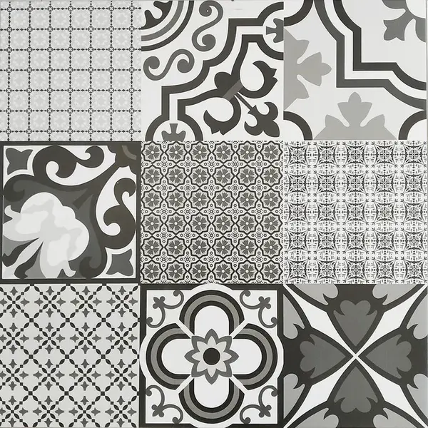 Dlažba Logos Negro Mix 58/58 Rect.