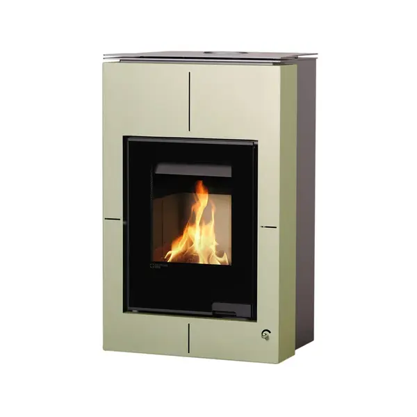 Kachle s výmenníkom AQUAFLAM VARIO SAPORO 11/5kW olivová FLHSF34-039