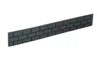 Multy home Zahradní palisáda BRICKS 120 x 15 cm, šedá (se spojkou a hřeby) MHEU5000164, 1 ks