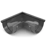 Plastový roh žlabu Covernit PVC 100 mm vnější antracit