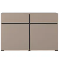 Komoda Cross 2D2S congo/černá