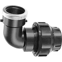 PP koleno rozeb. 90 25X3/4” černá