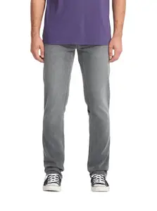 Volcom pánské kalhoty Vorta Denim Concrete | Šedá | Velikost 34 x 34
