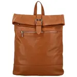 Dámský kožený batoh koňakový - Delami Vera Pelle Jorge