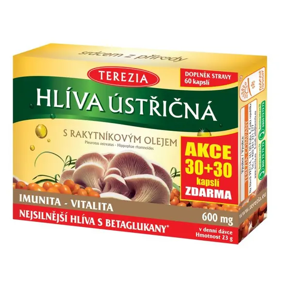 Terezia Hlíva s rakytníkovým olejem 30+30 kapslí