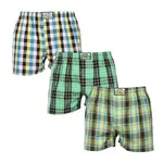 Styx 3PACK pánské trenky klasická guma vícebarevné (3A102129) L