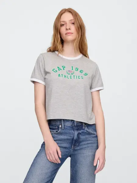 GAP  Dámské Crop tričko 781556-00 Veľkosť: L