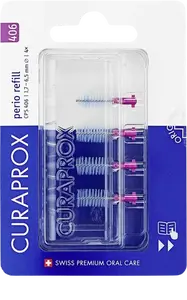 CURAPROX CPS 406 Perio Plus refill medzizubné kefky 4 ks
