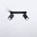 Stropné bodové svietidlo Merida 2 A-0100 čierna