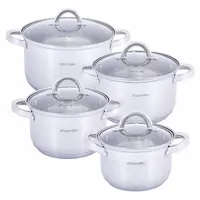 Sada hrnců 8 dílná (1.0L. 2.1L. 2.9L. 3.9L) 5637S Kamille