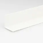 Profil uholníkový PVC biely lesk 10x10x1000