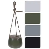 Keramický kvetináč s lanom 4ass