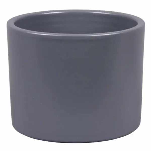 Obal na kvetináč  ZEUS PALETE keramický matný tmavosivý  32 cm