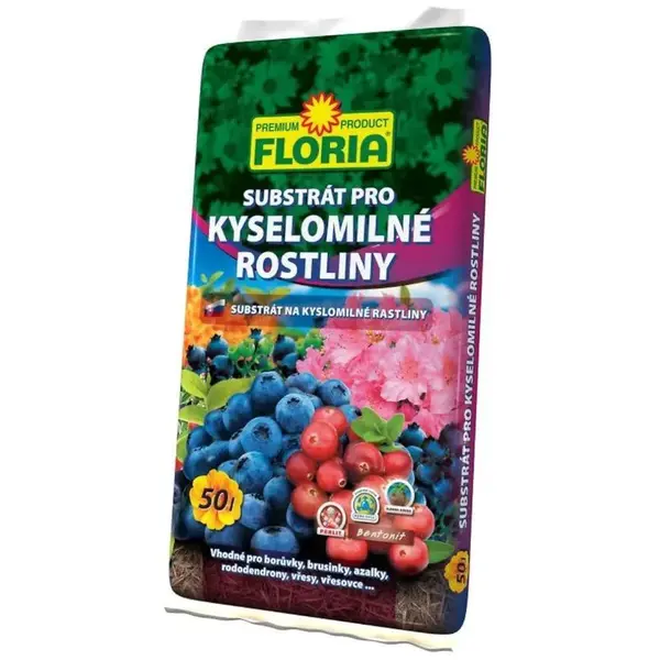 FLORIA Substrát na kyslomilné  rastliny 50 l